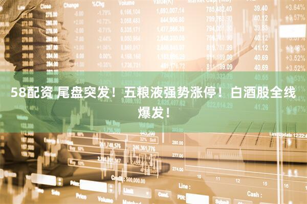 58配资 尾盘突发！五粮液强势涨停！白酒股全线爆发！